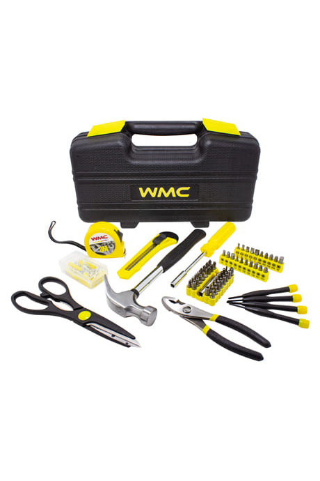WMC Tools набор инструментов 142 предмета — профессиональный набор инструментов в чемодане
