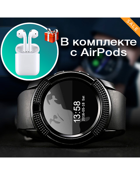 SMART WATCH V8 + наушники в подарок_7