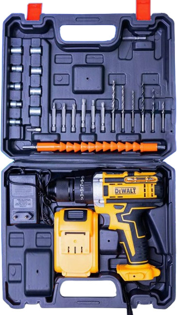 Шуруповерт DeWalt 48v + набор инструментов