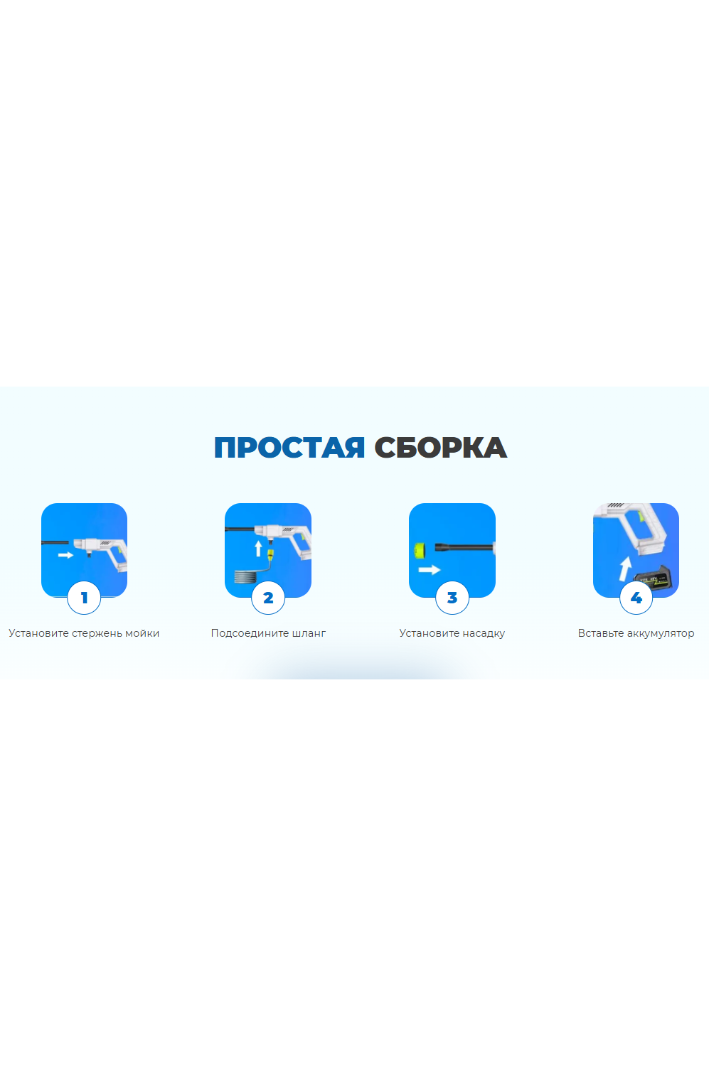 Аккумуляторная автомойка высокого давления купить с доставкой