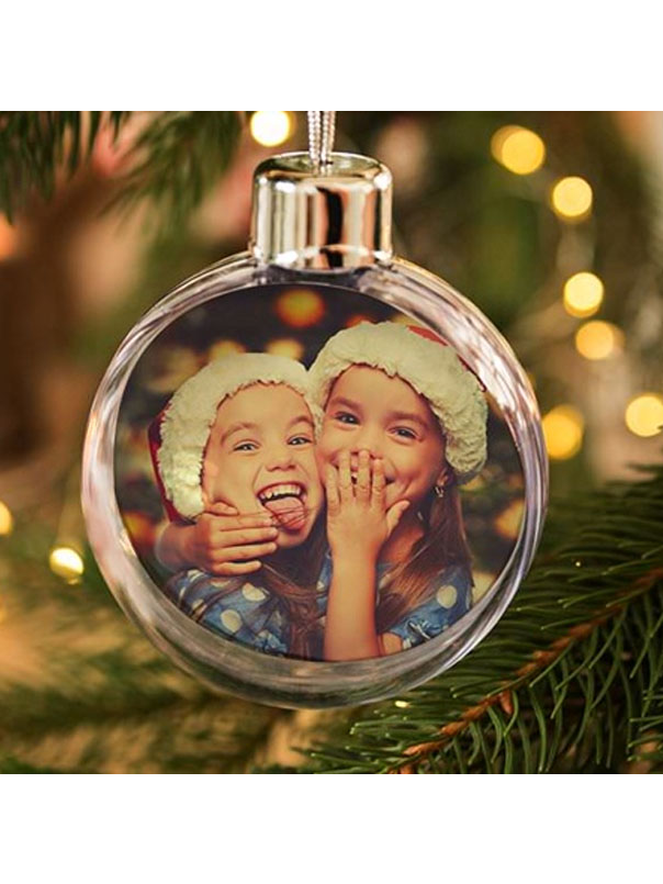 новогодние шарики на елку с фото – праздничная коллекция